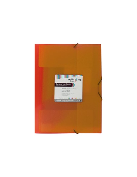 PACK 6 CARP. GRAFOPLAS Fº C/SOLAP+GOM NARANJA